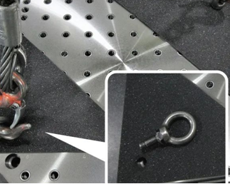 在吊環(huán)螺栓孔附近安裝泡沫保護墊的好處