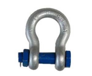 弓形帶螺母卸扣圖片