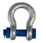 弓形帶螺母卸扣